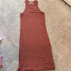 Abercrombie and Fitch ribbed midi dress